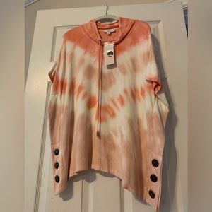 Never worn with tags!  Belk brand New Direction size S tie dye poncho.